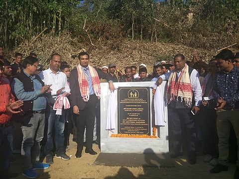 Foundation stone of Ramchandi-Dinanathpur Primary Health Centre laid in Hailakandi