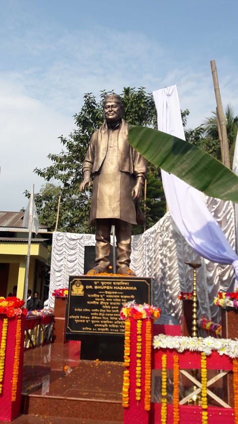 Statue of Bhupen Hazarika unveiled at Udalguri