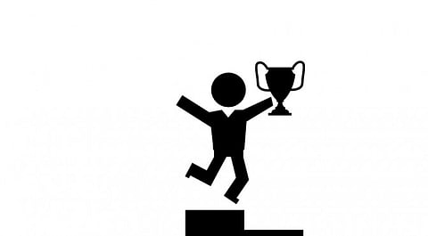 Prize distribution for poster making competition by the Directorate of Vigilance and Anti-Corruption