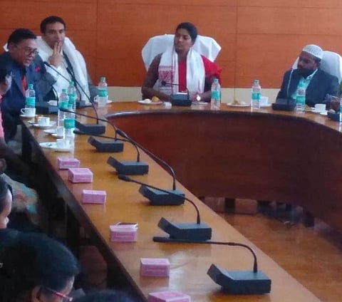 Hailakandi DC interacts with prominent citizens on gamut of issues