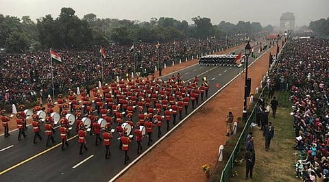 The Grand Military Parade at Rajpath