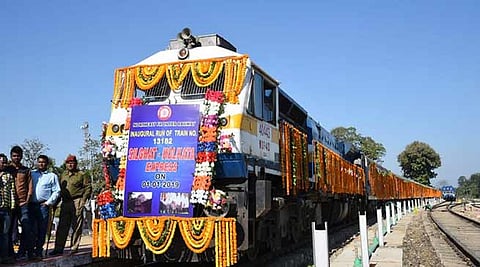 Silghat-Nagaon-Kolkata Kaziranga Express flagged off by Rajen Gohain