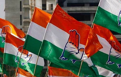 Congress candidate Anil Borgohain urges people to boycott BJP in an election campaign meet