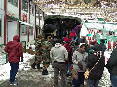 Over 300 stranded tourists rescued by Indian Army in East Sikkim