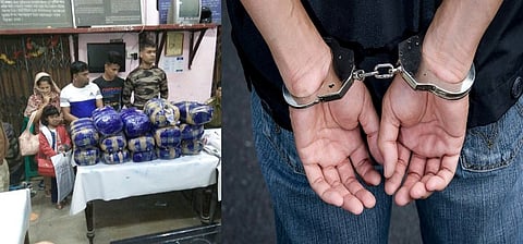 Suspected Ganja Recovered from Agartala Anand Vihar Rajdhani Express at Guwahati Railway Station