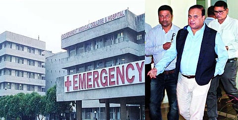 Assam Government report claims only 461 ICU beds at Medical College Hospitals !