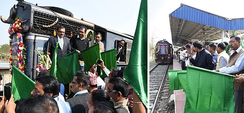 Rajen Gohain flagged off Nagaon Express