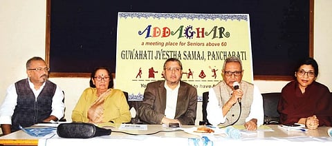 An Adda Ghar For The Elderly at The Residence of The Noted Writer
