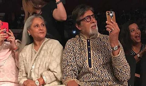 Amitabh Bachchan Whistles To Make Video of Daughter’s Catwalk