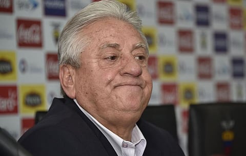 Ex-Ecuador football chief Luis Chiriboga receives life ban