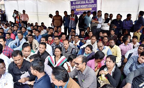 Indefinite Strike Calls off Following Assurance In Front of Bijuli Bhawan