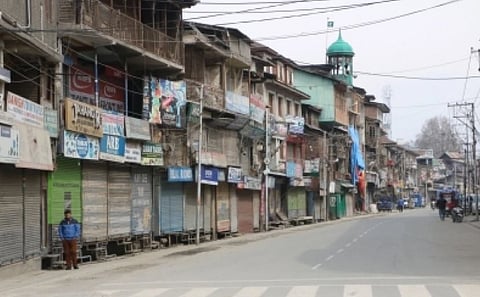 Protest shutdown hampers life in Kashmir Valley