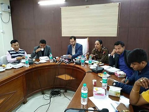 Meeting held between the district civil and police administration to discuss election-related issues