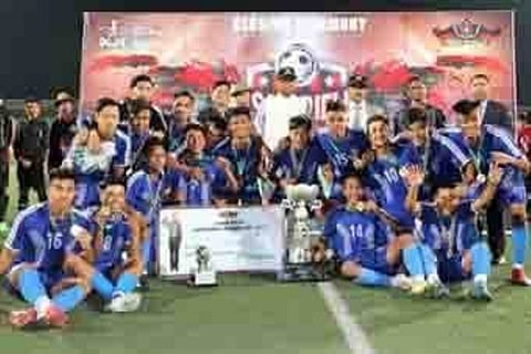 Lawmali lift Assam Rifles Invitational Football title