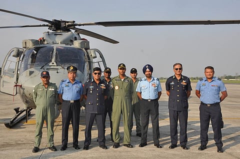 Bangladesh Air Force delegation visits Tezpur as a part of ongoing defence cooperation with India