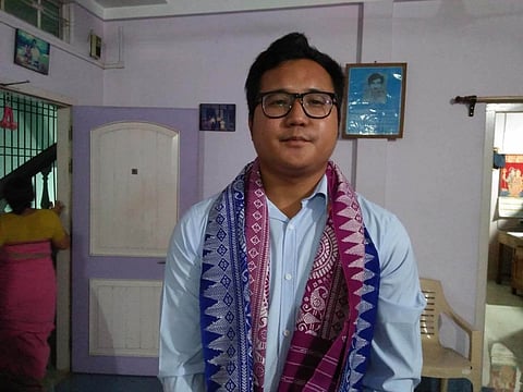Fwrman Brahma felicitated for clearing UPSC examination, 2018 and ranked 429