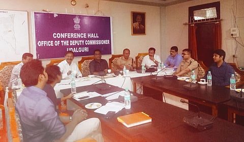 North Assam Commissioner Dr.M.Angamathu visits Udalguri to take stock of poll preparedness