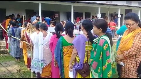 46.61% polling recorded till 1 PM in Assam