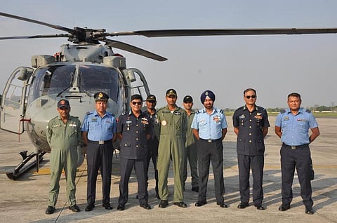 Bangladesh Air Force Delegation visits 11 Wing Air Force Station in Tezpur