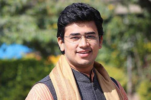 Youngest BJP candidate Tejasvi Surya takes remarkable lead of 2 lakh plus votes
