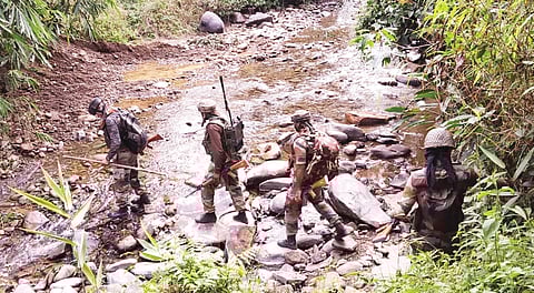 Massive combing operation launched by security forces to nab NSCN ultras who gunned down MLA Tirong Aboh