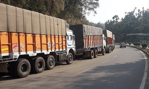 Jorabat Police Seized Coal-Laden Trailers In Jorabat