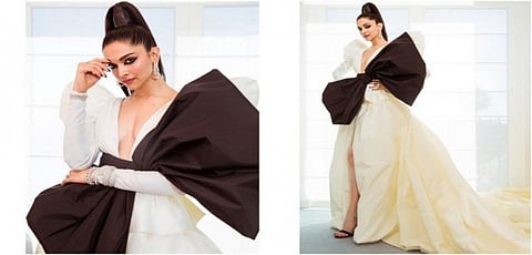 Deepika Padukone Goes Dramatic With Big Bow