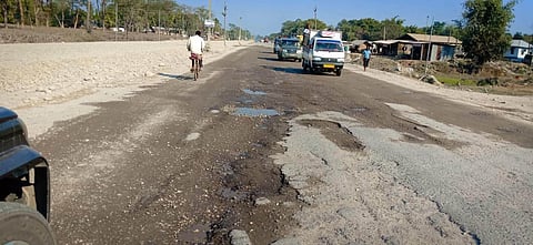 Slow progress of National Highway-15 work adding to commuters’ woes