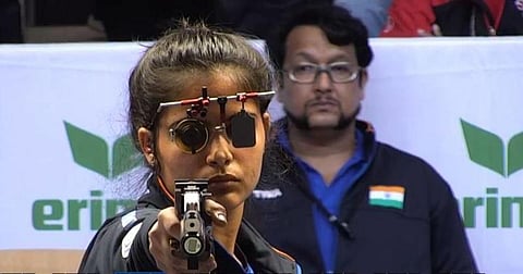 Manu Bhaker Wins Olympic Quota In Air Pistol