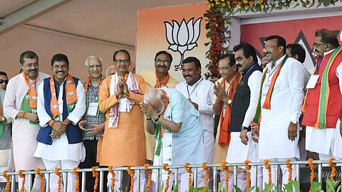 Ninth Time A Single Party Crosses 300 Mark In Lok Sabha
