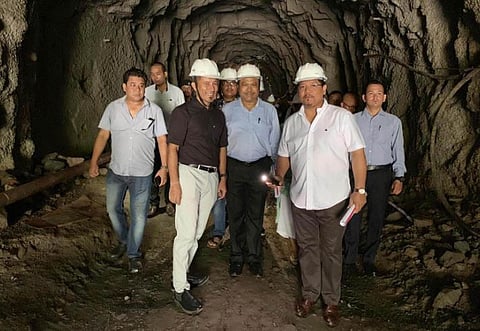 Meghalaya CM Conrad Sangma Inspects Ganol Hydel Project