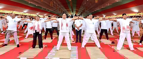 Assam celebrated 5th International Yoga Day in a befitting manner