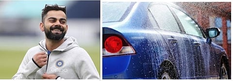Virat Kohli in trouble for washing his cars with drinking water
