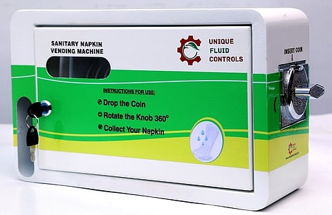 Napkin-Dispensing Machine In Banikanta Memorial Higher Secondary School At Rehabari