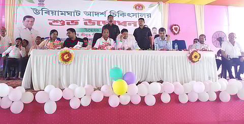 Uriamghat Model Hospital inaugurated by Minister of State for Health and Family Welfare Pijush Hazarika