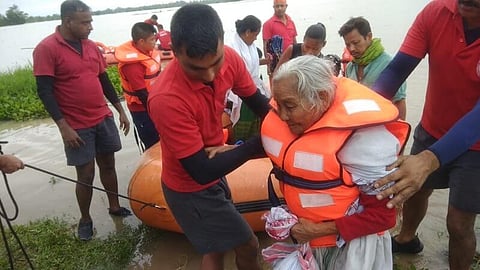 Tinsukia district administration reviews flood situation at the office of the DC