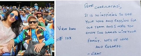 Keeping his promise made to Charulata Patel, Virat Kohli arranges World Cup tickets for her