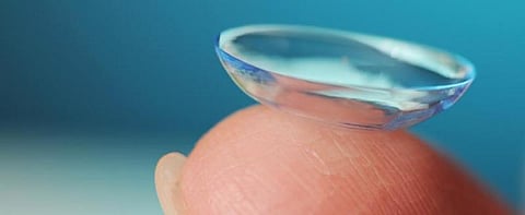 Blink your eyes twice and 'zoom in' the things with these soft biomimetic contact lens