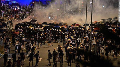 Hong Kong Protesters Storm Government Building