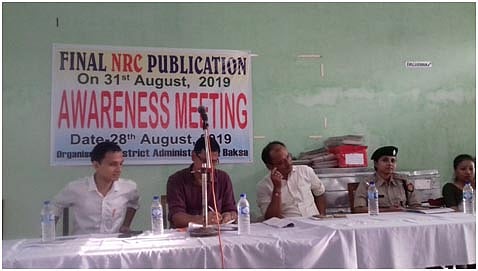 Baksa District Administration Organizes Awareness Meet on NRC