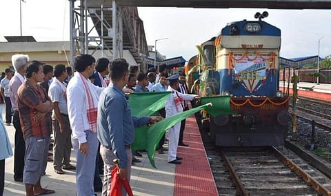 Dekargaon-Dibrugarh Intercity Special Express flagged off by Santosh Kumar Sarmah