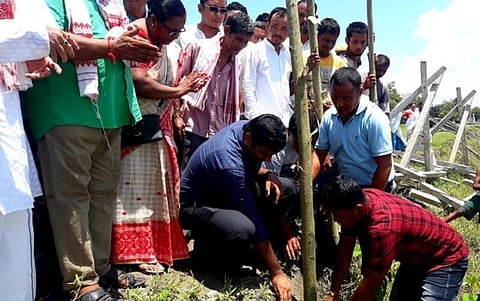 Mohaijan-Ghagar Ghat Residents Move Against Erosion, Take up the Plantation Drive