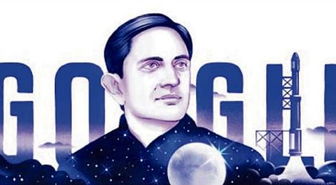 Google Doodle Celebrates Vikram Sarabhai's 100th Birthday
