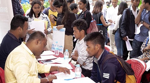 Placement drive organized By SHCDM And Asian Development Bank At ITI Rynjah