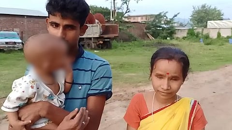 Cruel Father in Nagaon throws his partially visioned son and blind daughter-in-law out of house