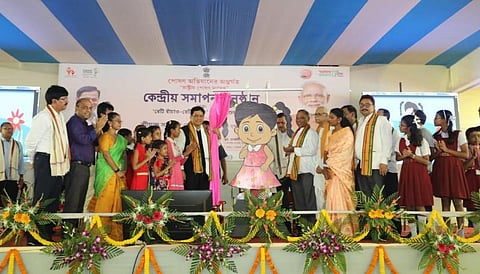 Sarbananda Sonowal unveils mascot ‘Misti’ to spread message of healthy baby