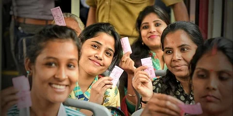 Delhi Government’s Free Bus Ride for Women Brings Smiles