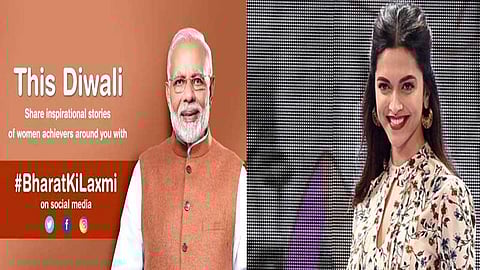 Deepika Becomes Flag-Bearer of Modi’s ‘Bharat ki Laxmi’ Campaign