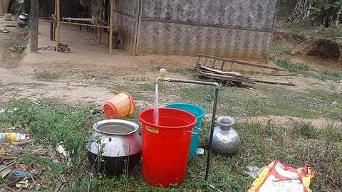 Each household in Thaisling Hower hamlet gets water supplied via pipes