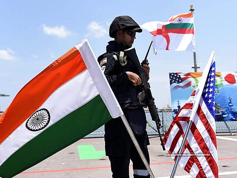First Indo-US military tri-service Drill